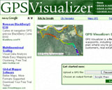 Gps Visualizer (Tous les outils pour le GpsVisualisez vos traces sur le Net en 2D/3D)