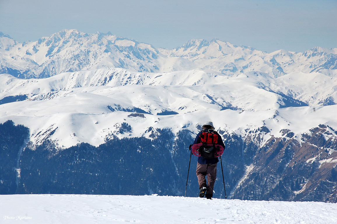 Raquettes Pic de Bacanère 2193m et le Montmajou 2082m