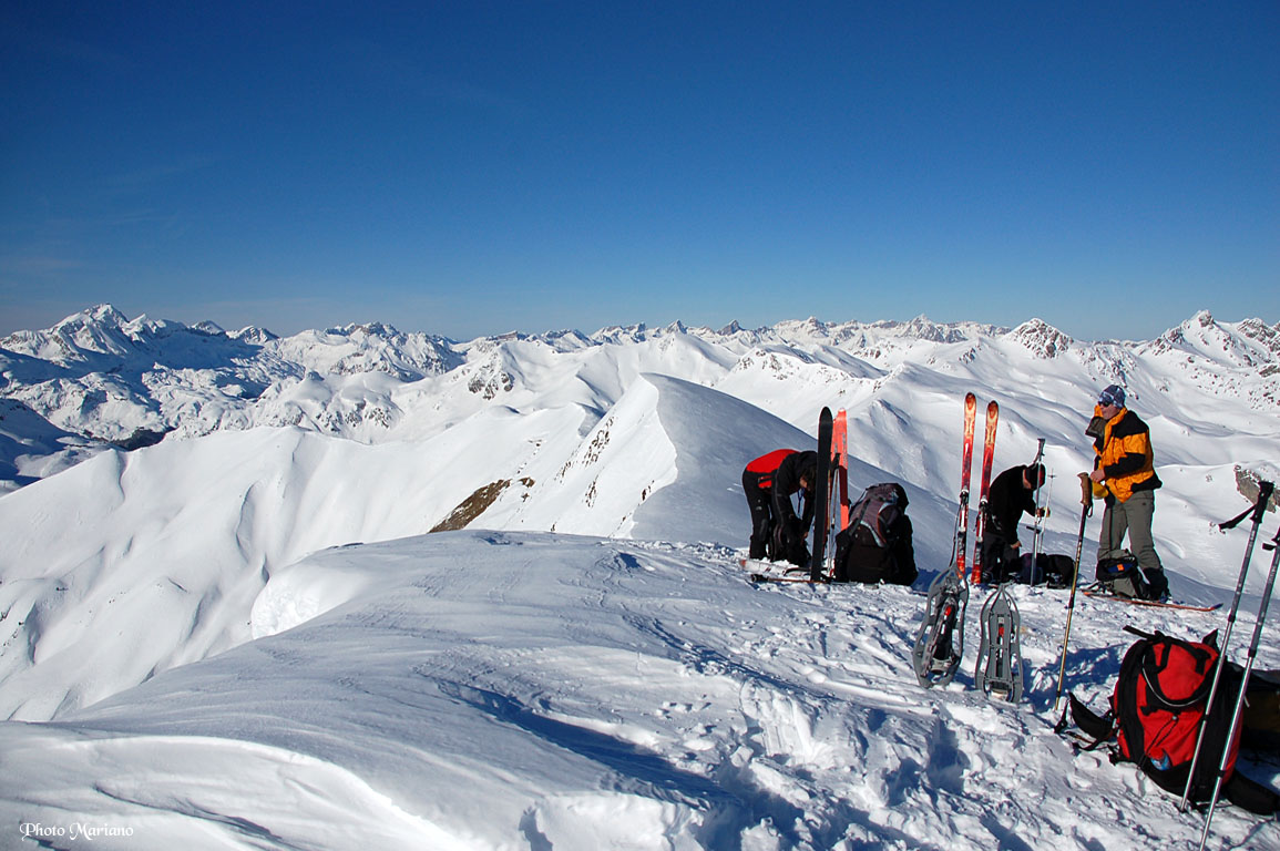 Raquettes Pic Canaourouye 2347m