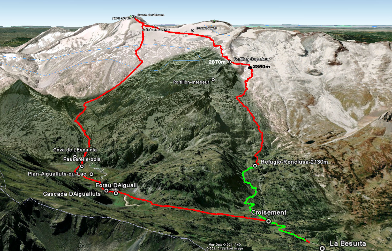 Randonn e Pic Aneto 3404m Les Topos Pyr n es Par Mariano