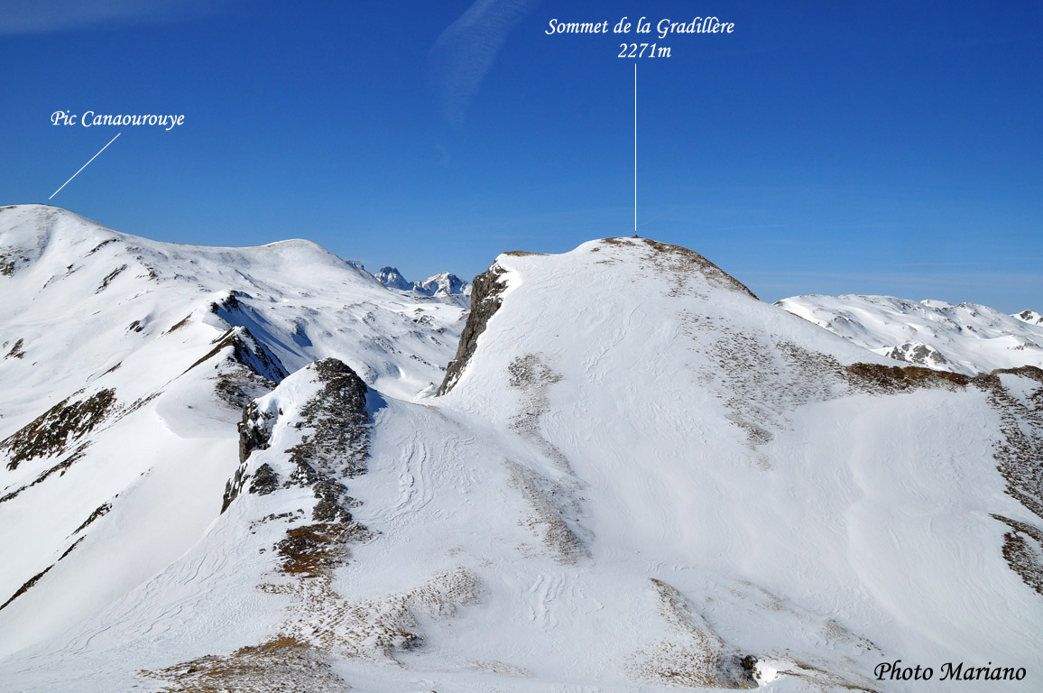 Raquettes Pic de la Gradillère 2271m