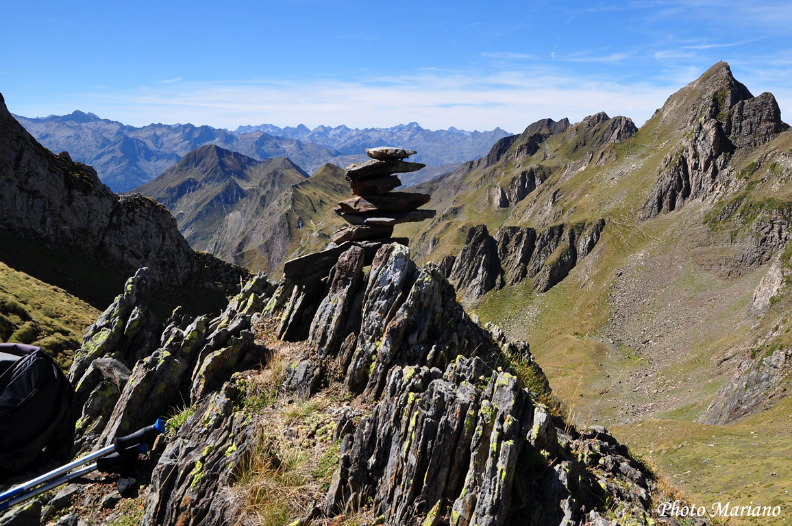 Randonnée col du Mail de la Sède 2420m et Soum de Lascours 2485m