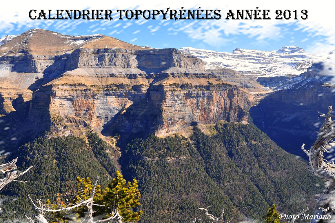 Calendrier TopoPyrénées Année 2013