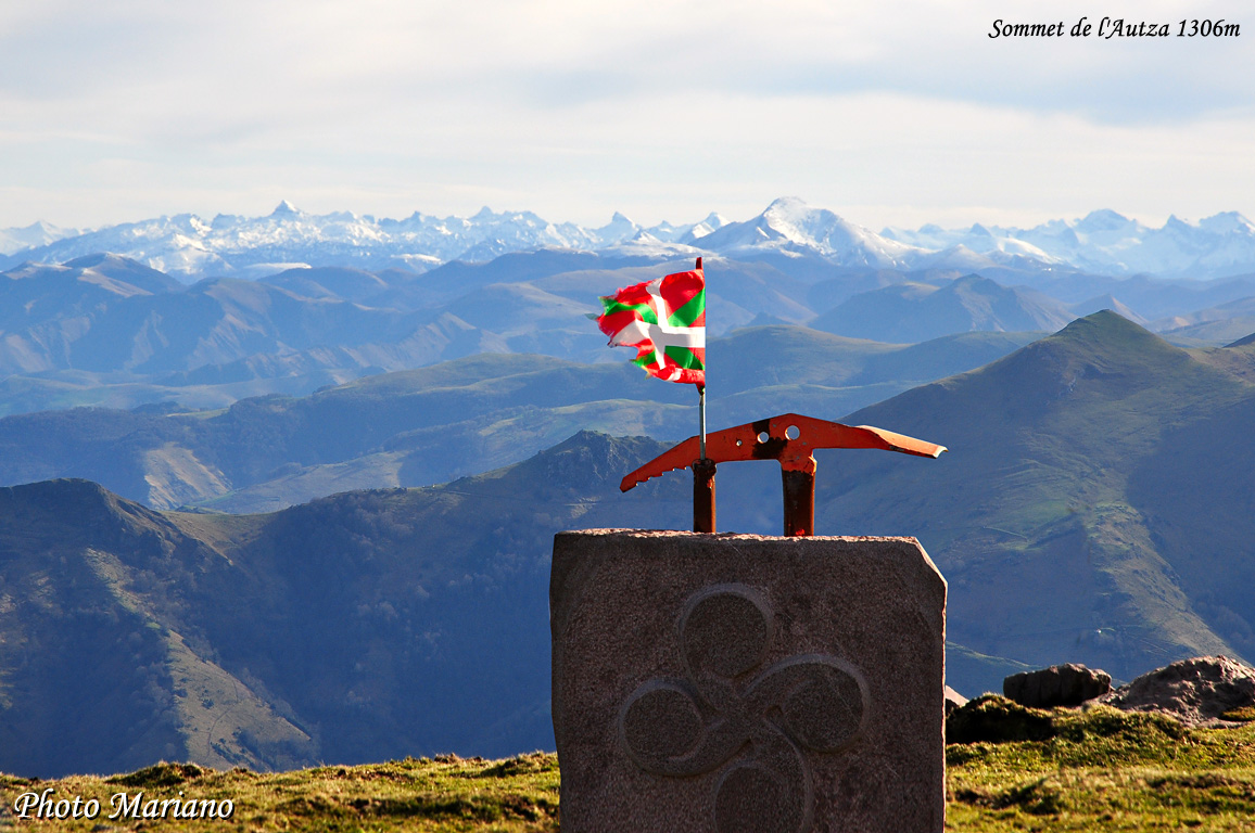 Randonnée Sommet de l’Autza 1306m retour par la crête d’Olhateko Kaskoa