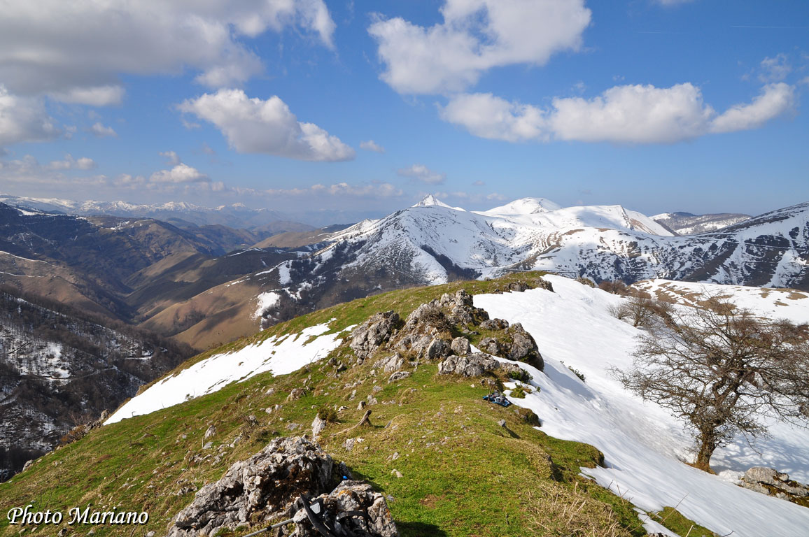 Raquettes au Pic de Lutogagne 1097m et Pic des Escaliers 1472m
