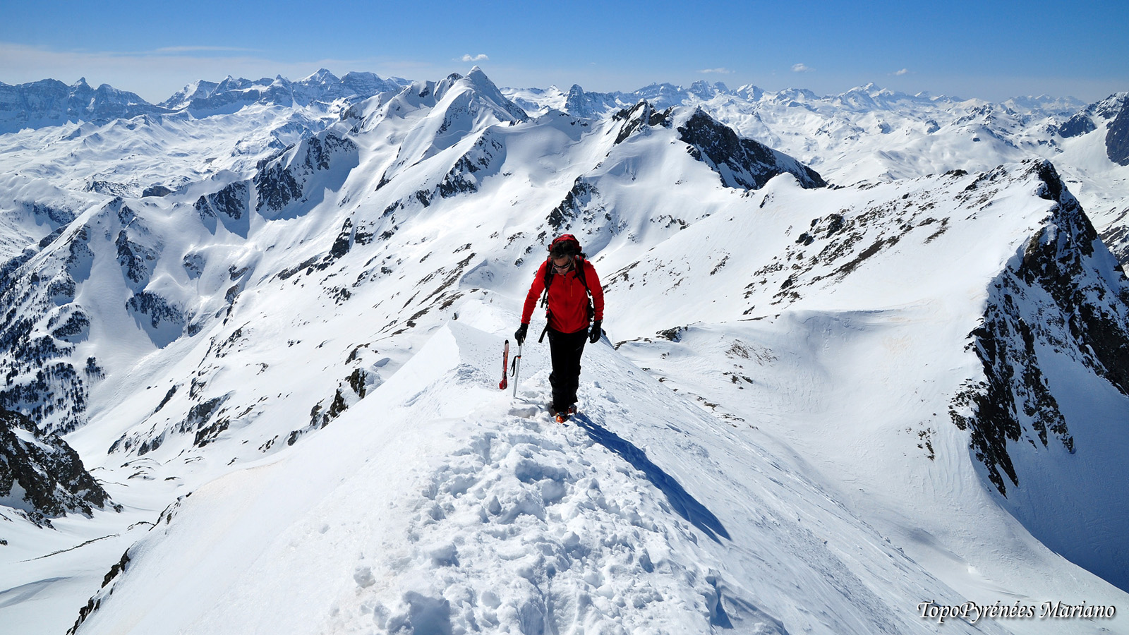 Raquettes au petit Pic d’Arriel 2683m