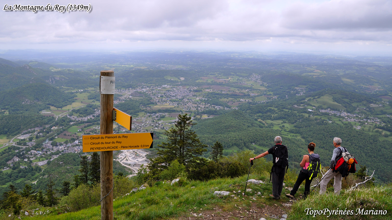 Randonnée Montagne du Rey (1349m) depuis le village de Louvie-Juzon