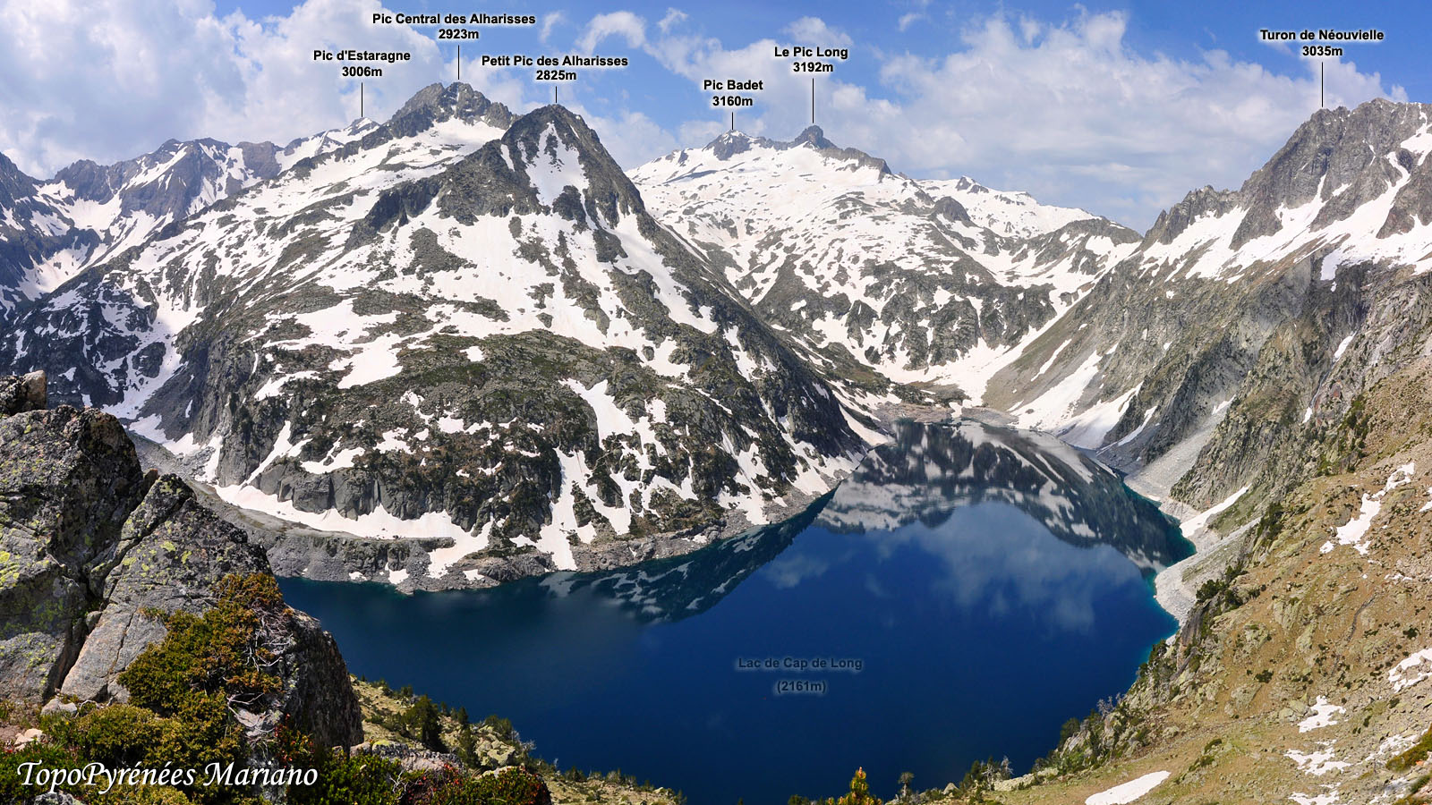 Randonnée Circuit des lacs du Néouvielle par le Pas du Gat (2465m)