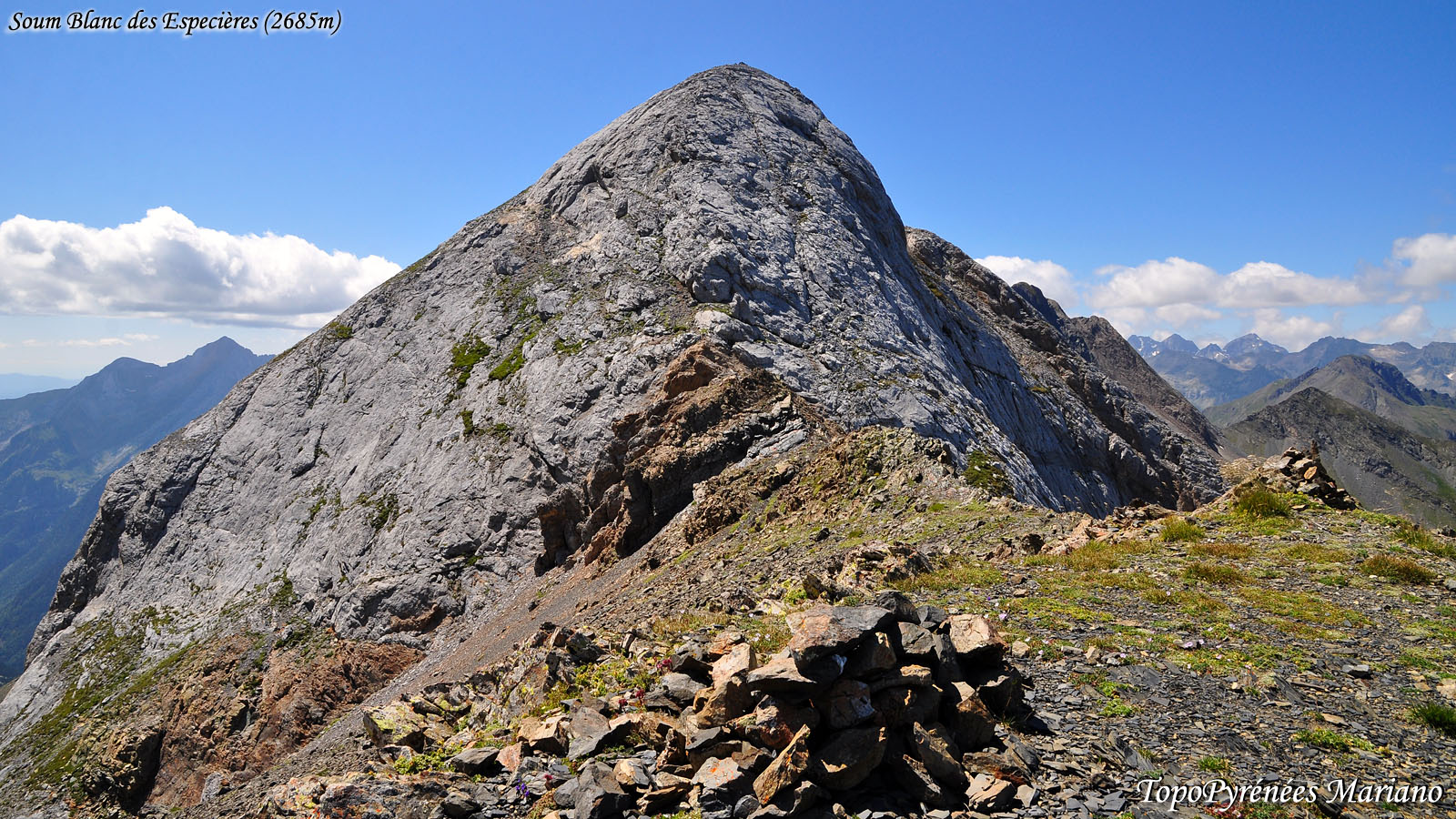 Randonnée Soum Blanc des Especières 2685m