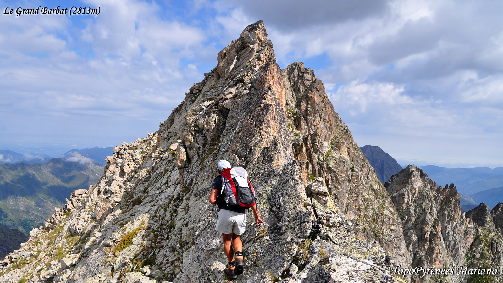 Randonnée Grand Barbat (2813m) en boucle par la cheminée Ledormeur et brèche Hourat