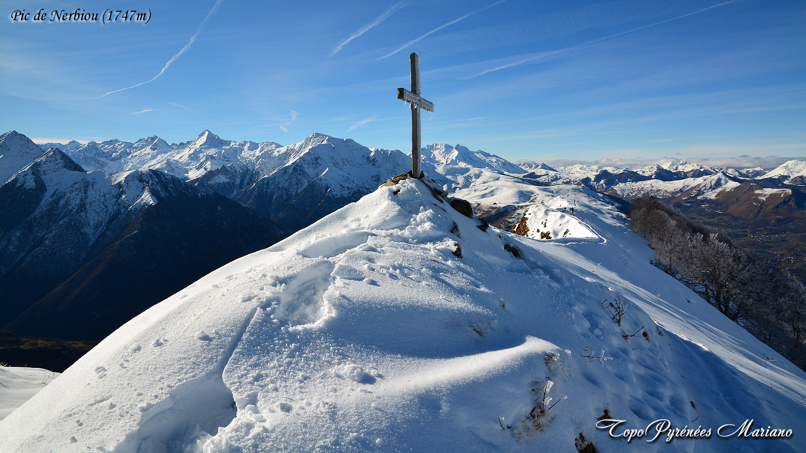 Raquettes Soum de Maucasau (1742m) et Pic de Nerbiou (1747m)