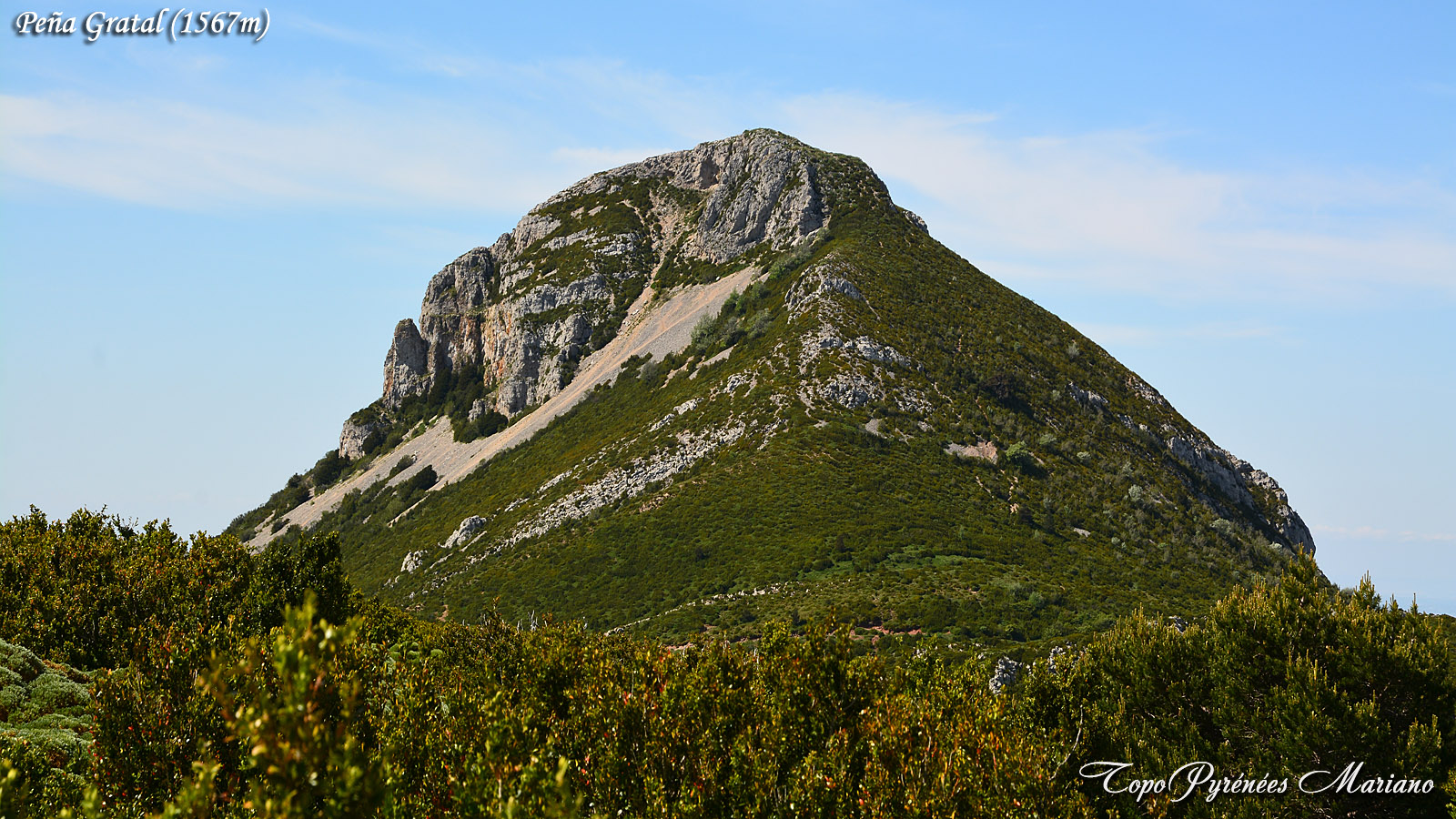 Randonnée Peña Gratal (1567m) depuis Arguis