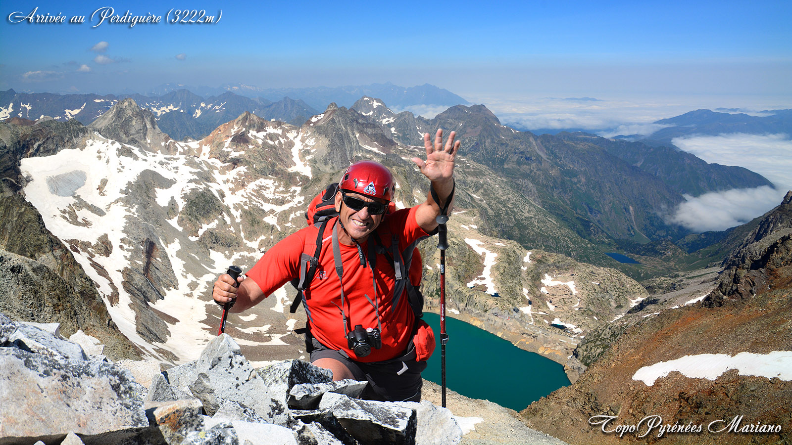 Randonnée Pic Perdiguère (3222m) en boucle
