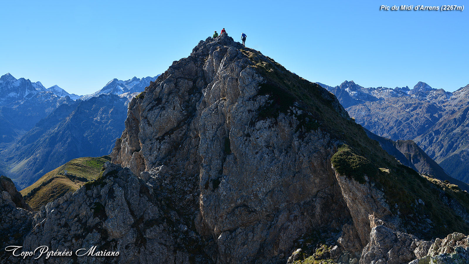 Randonnée Pic du Midi d’Arrens (2267m) et Pic de Mousquès (2222m)