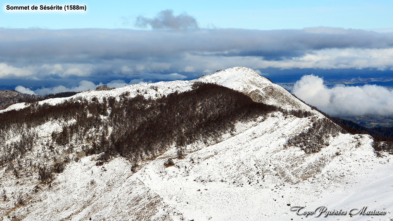 Raquettes Sommet de Sésénite (1588m)