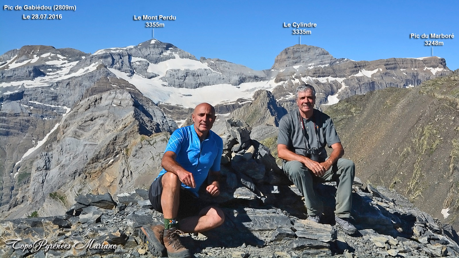 Randonné Pic de Bouneu (2726m) – Pic Gabiédou (2809m) – Soum de Port Bieil (2846m)
