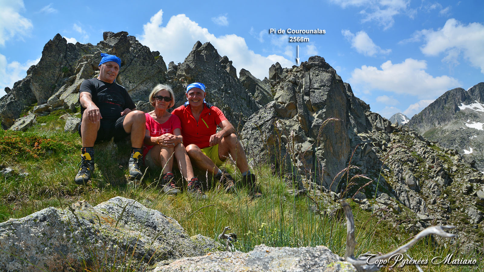 Randonnée Tuc Arrouy (2404m) et Pic Courounalas (2566m)