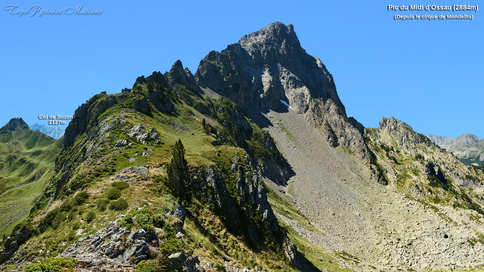 Randonnée Cirque et Brèche de Moundelhs (2122m)