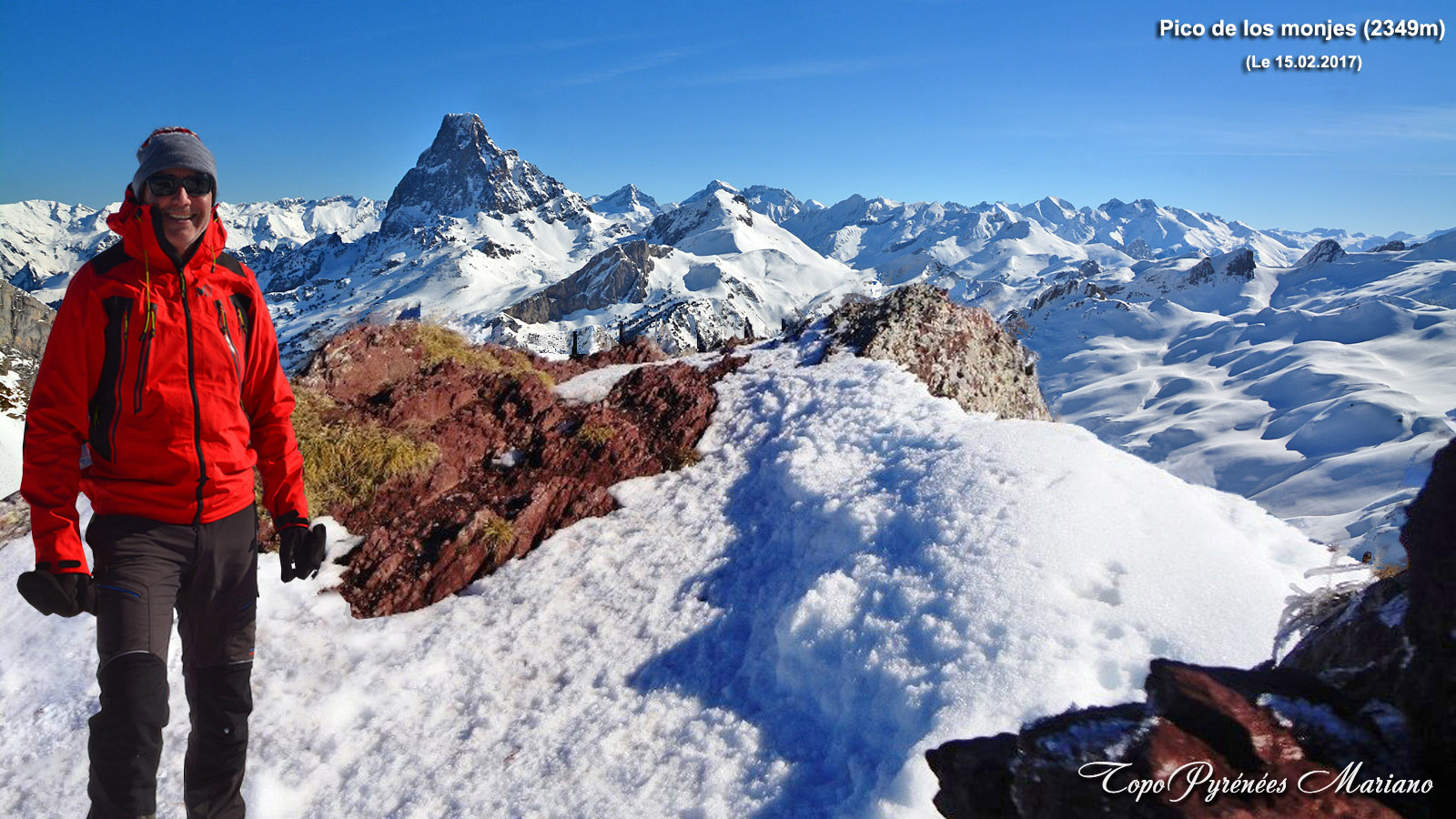 Raquettes col de Bénou (2278m) et Pic des Moines (2349m)