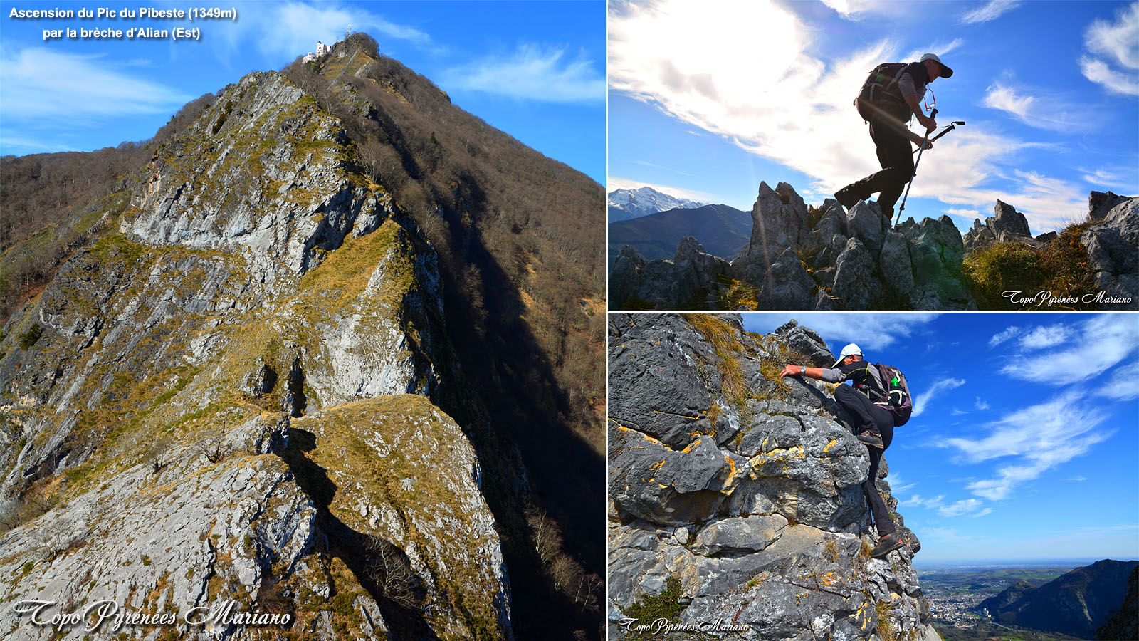 Randonnée Pic du Pibeste (1349m) par la brèche d’Alian (versant Est)