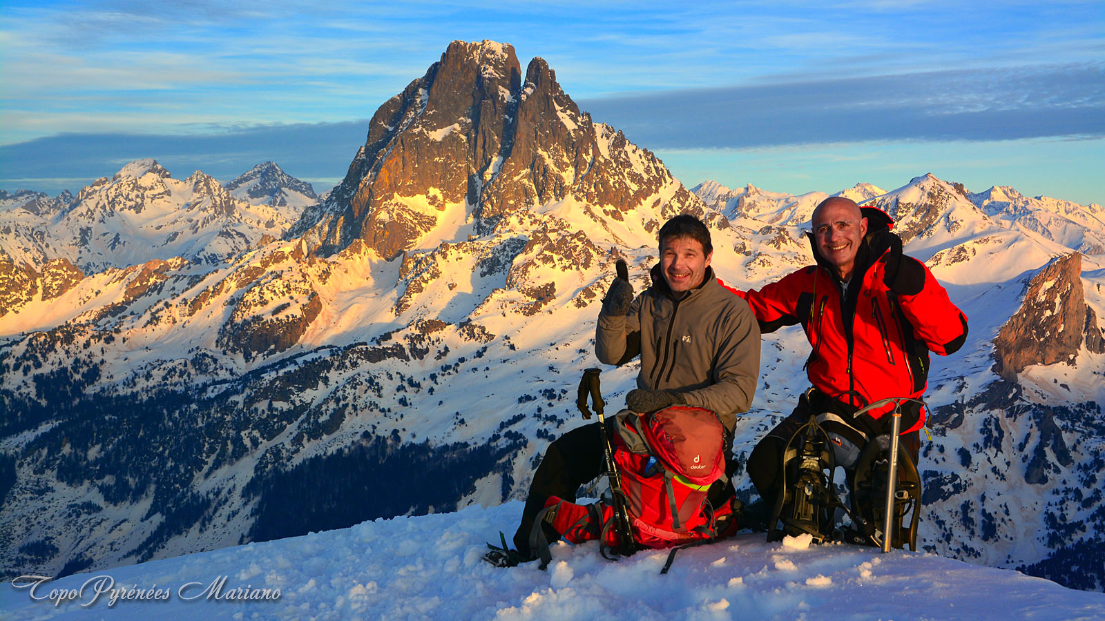 Raquettes au Pic de Larry (2337m)