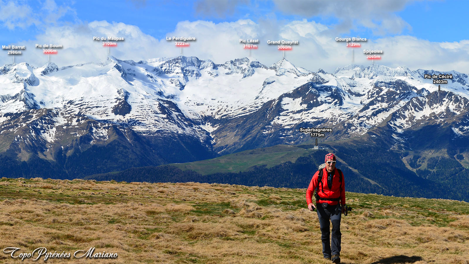 Randonnée Tuc des trois Courets (1949m) par le Plan de Montmajou (2082m)