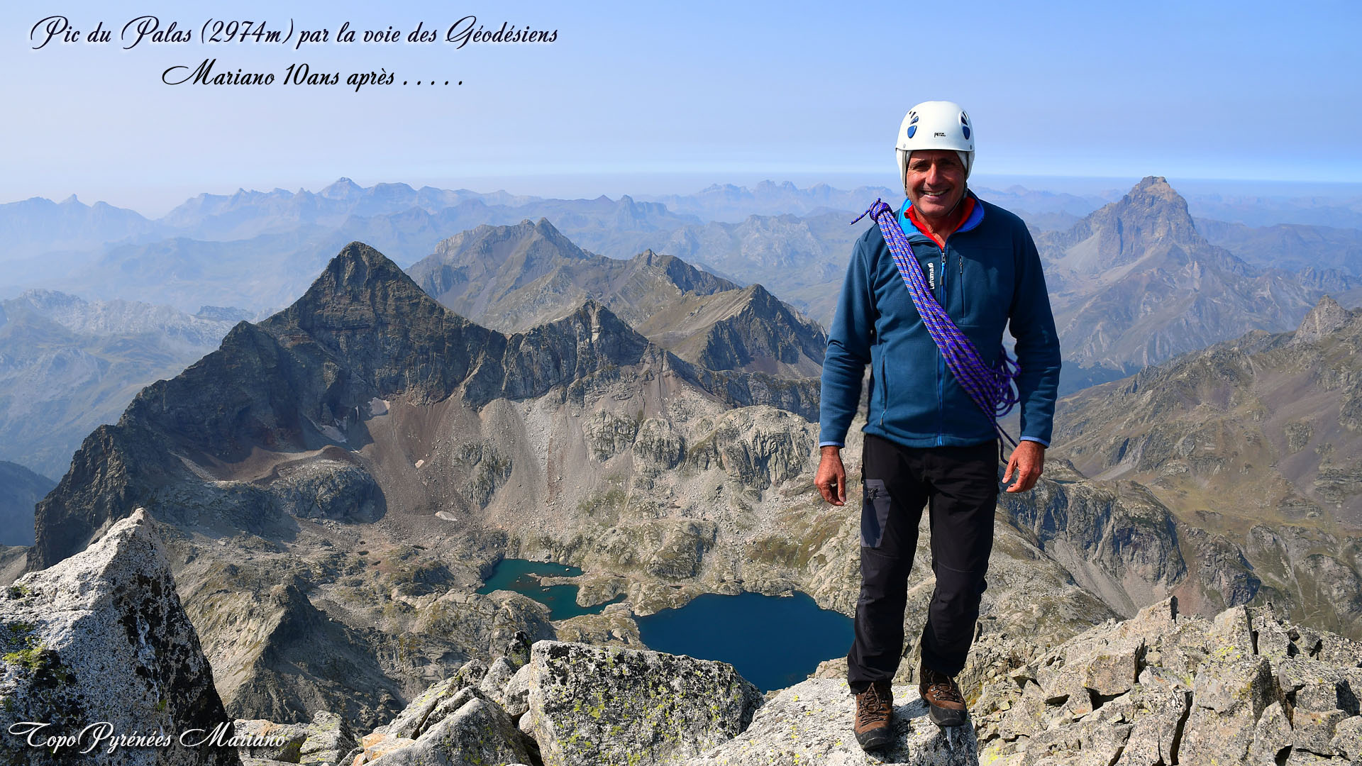 Randonnée Pic du Palas (2974m) par l’arête des géodésiens