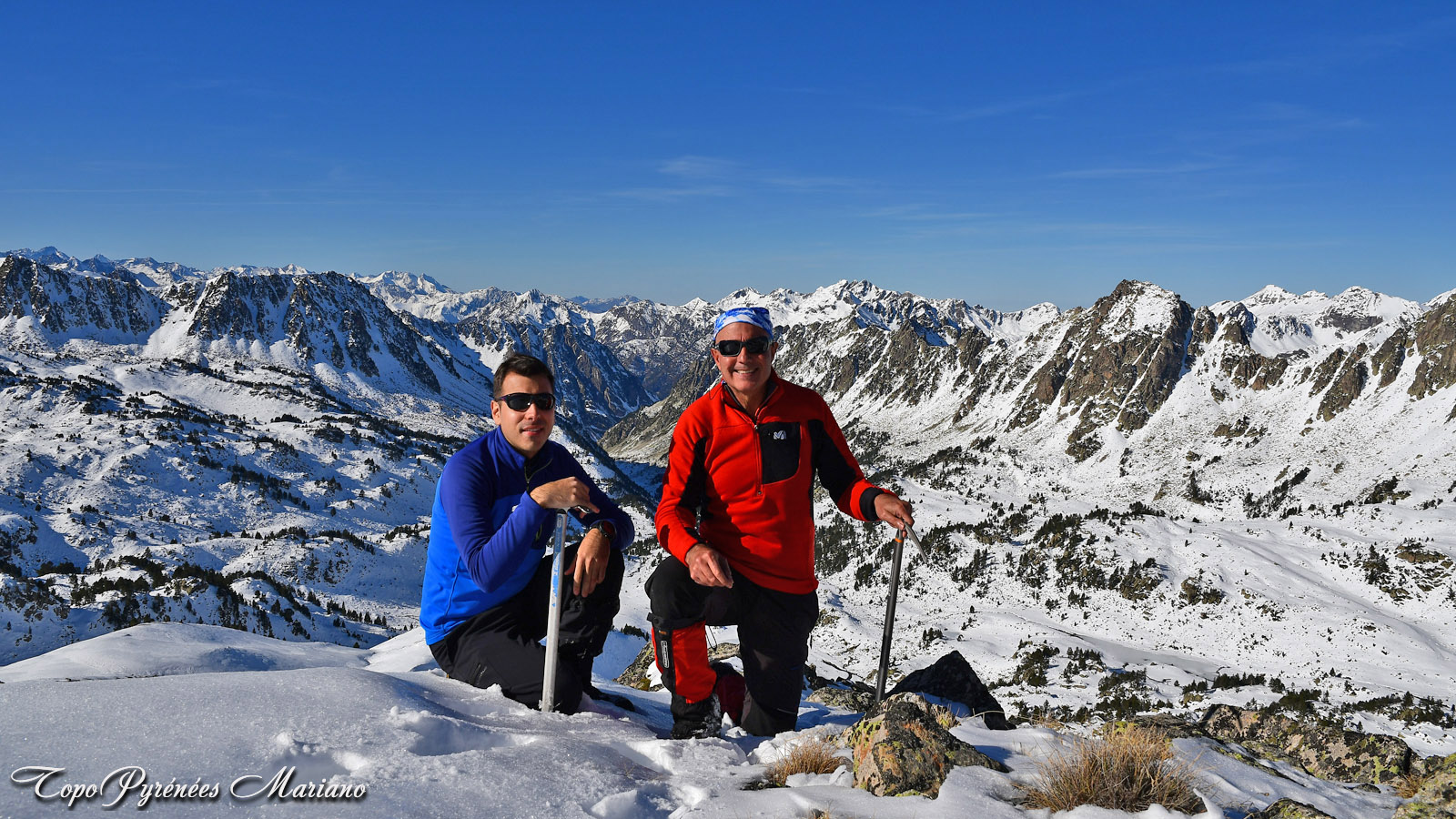 Raquettes Pic d’Aygues-Cluses (2620m) par le col de Barèges