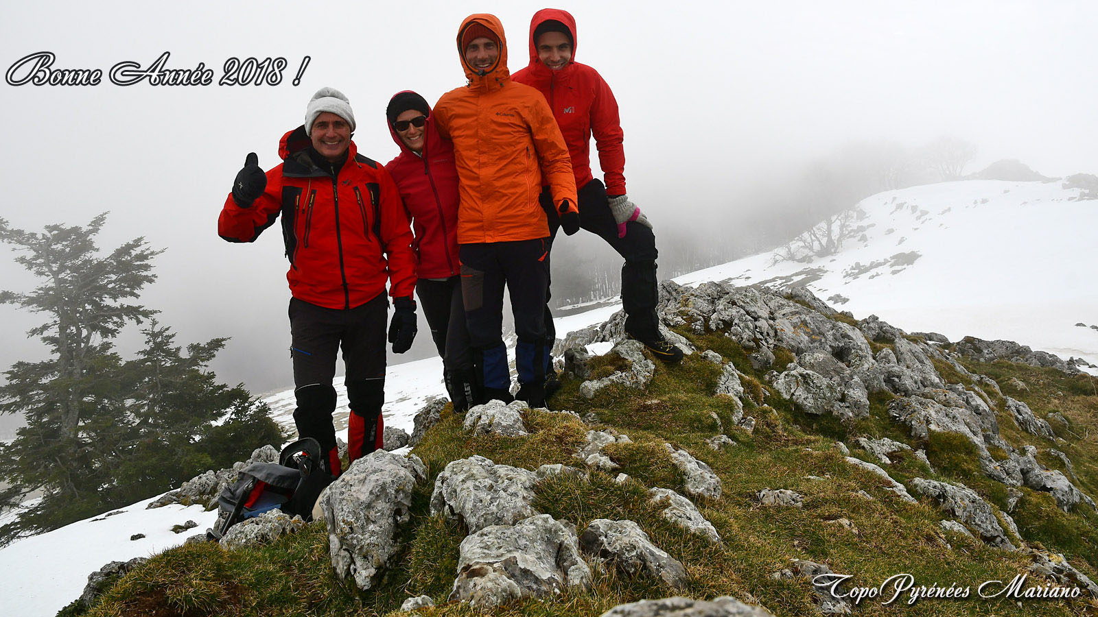 Sortie hivernale au Caoutérou (1628m)
