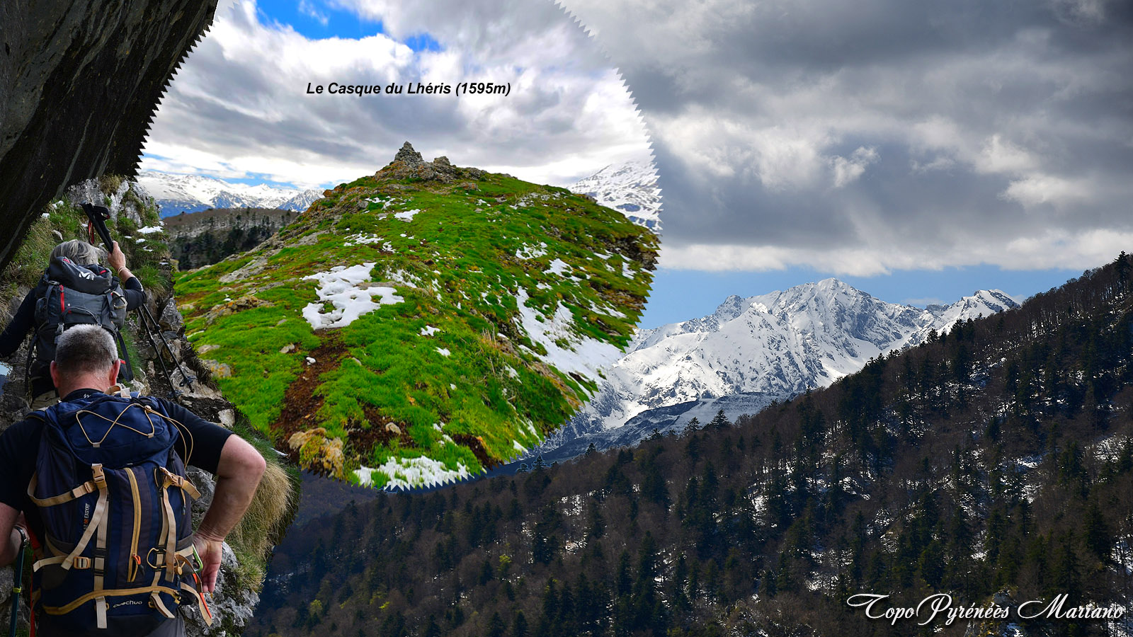 Randonnée Casque du Lhéris (1595m) depuis Bernadaus