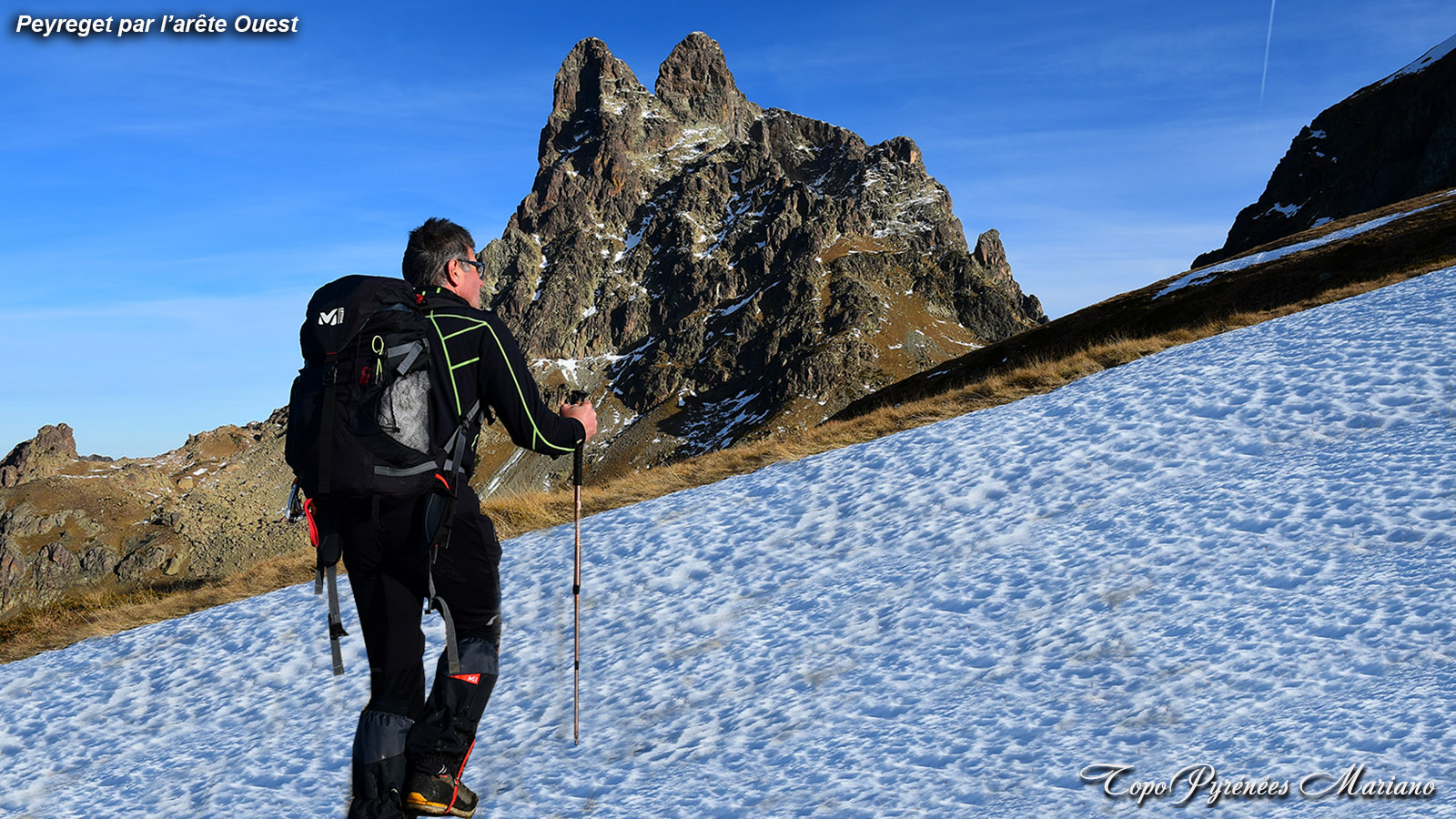 Sortie hivernale au Pic de Peyreget (2487m) par l’arête Ouest