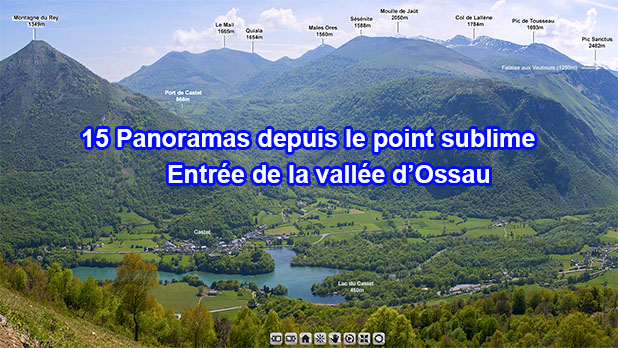 Visionner les 15 panoramas à 360°