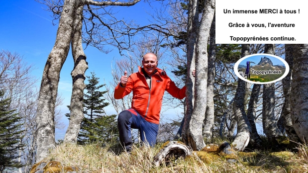 Un immense MERCI à tous ! Grâce à vous, l'aventure Topopyrénées continue.