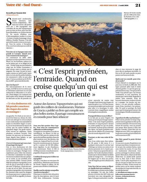Article du 2 Août 2026 dans Sud-Ouest par Romain Bely