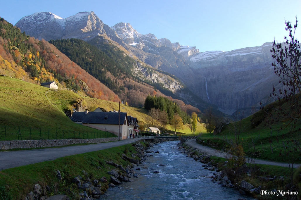 carte randonnée Cirque de Gavarnie cascade