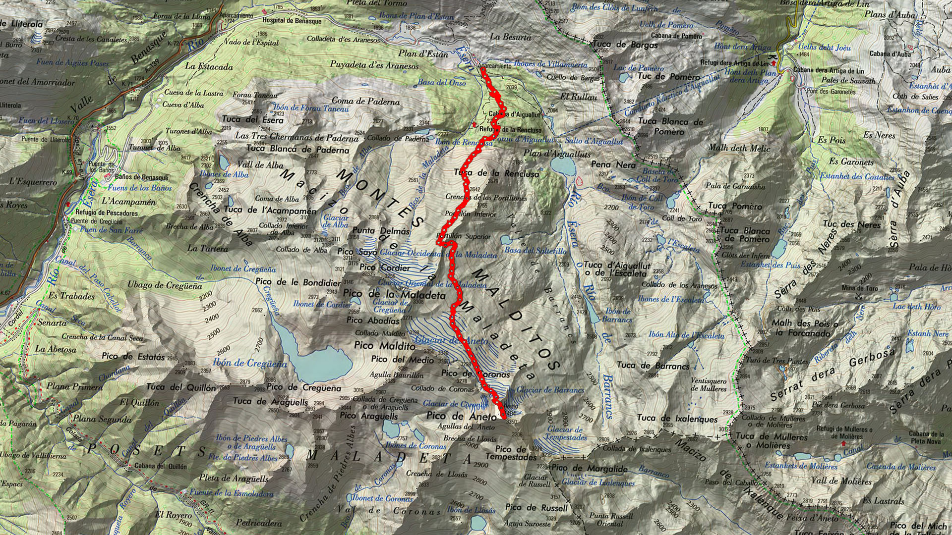 Randonnée Pic Aneto 3404m (Année 2015) | Les Topos Pyrénées par Mariano